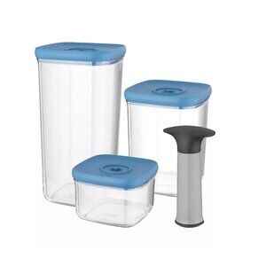 BergHOFF International Leo 4 Piece Vacuum 3 Container Food Storage Set